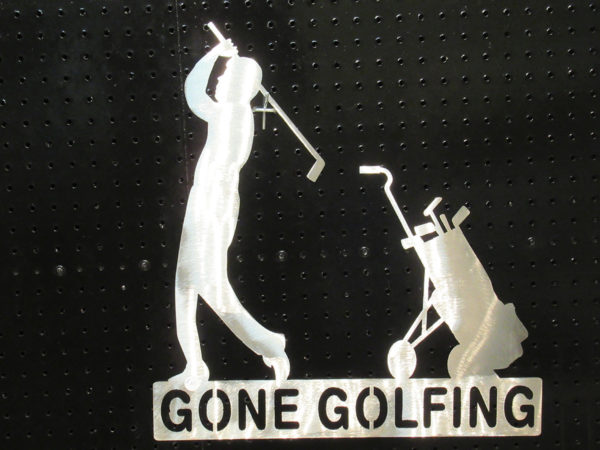 Man Gone Golfing