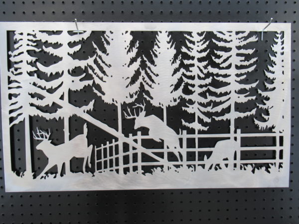 In the woods