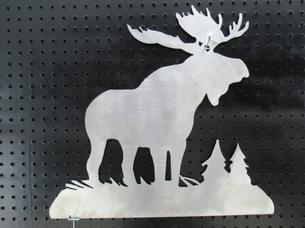 Moose in the woods