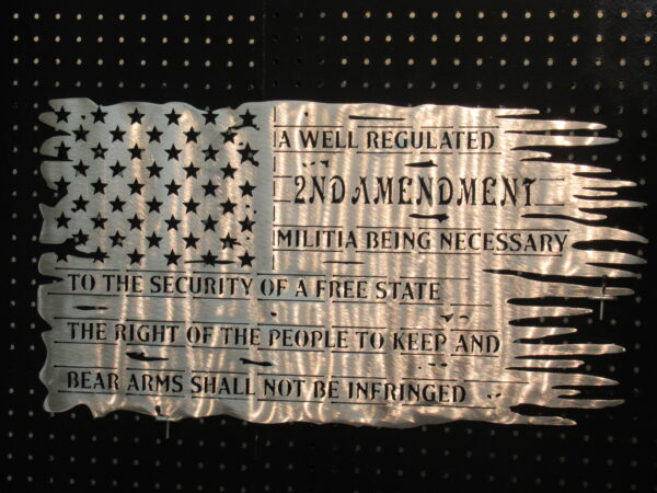 2nd Amendment with Flag