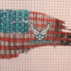 US Airforce on Shredded Flag - Image 2