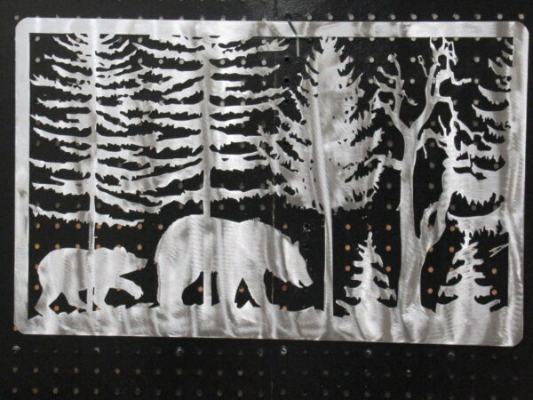 Two Bears in the Woods