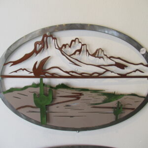 3-D Redmountain scene