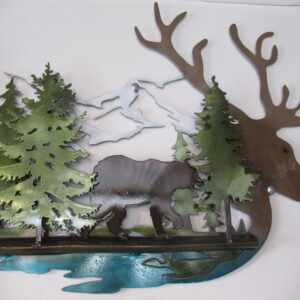 3-D Deer and Beer