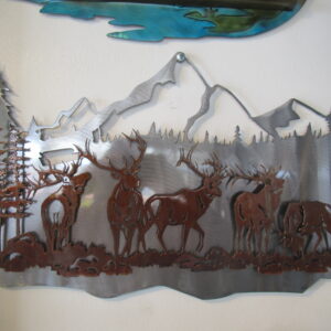 3-D Elk Scene